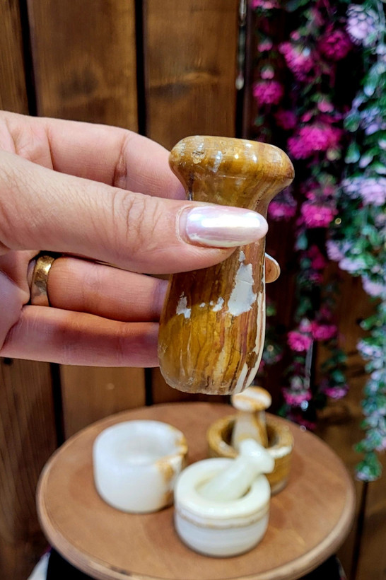 هاون سنگ مرمرین