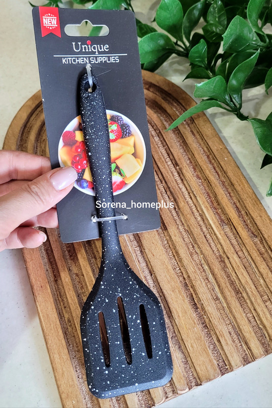 کفگیر شیاردار سیلیکونی یونیک ۲۰ سانتی متر