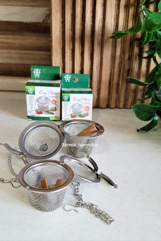 فیلتر دمنوش، چای و ادویه استیل زنجیردار