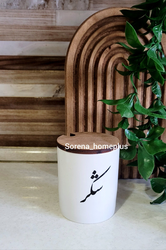 بانکه سرامیکی تکست دار، ارتفاع۱۰سانتی متر