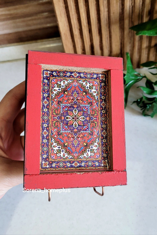 گاری چوبی دکوری نوستالژیک طرح سنتی (در دو سایز)