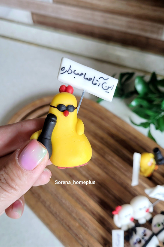 فیگور خمیر چینی داشبوردی دستساز و منحصربهفرد