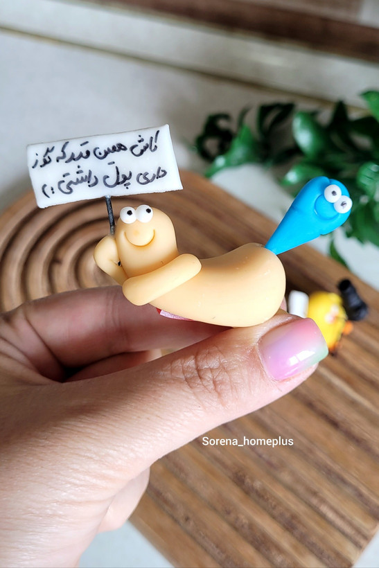 فیگور خمیر چینی داشبوردی دستساز و منحصربهفرد