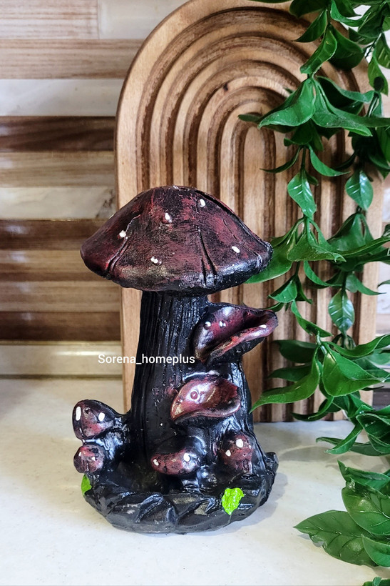 استند عود آبشاری طرح قارچ جادویی (ارتفاع ۱۷ سانتیمتر)