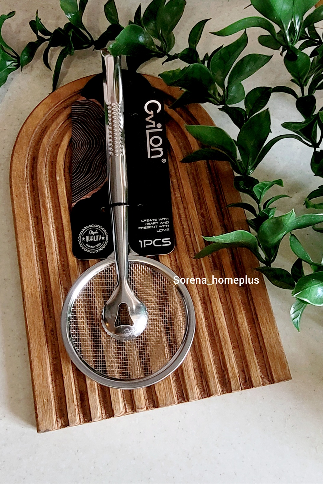انبر روغن‌گیر استیل ضخیم Cilon با توری ریز مخصوص سرخ‌کردنی